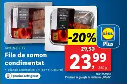 Lidl File de somon condimentat Ofertă