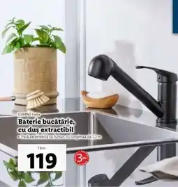 Lidl Baterie bucătărie, cu duș extractibil Ofertă