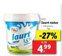 Lidl Pilos Iaurt natur Ofertă