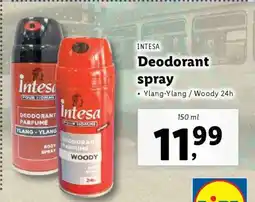 Lidl Intesa Deodorant Spray Ofertă