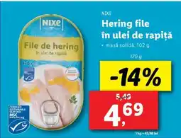 Lidl Hering file în ulei de rapiță Ofertă