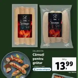 Lidl GRILLMEISTER Cârnați pentru grătar Ofertă