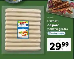 Lidl Cârnați de porc pentru grătar Ofertă
