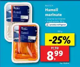 Lidl Nautica Hamsii marinate Ofertă