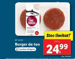 Lidl Burger de ton Ofertă