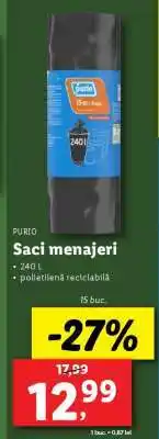 Lidl Saci menajeri Ofertă