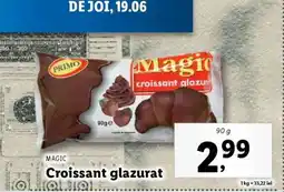 Lidl Croissant glazurat Ofertă
