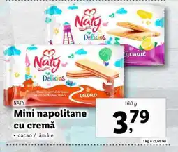 Lidl Mimi napolitane cu cremă Ofertă