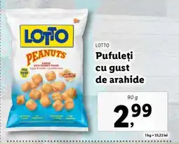 Lidl Pufuleți cu gust de arahide Ofertă