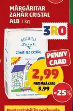 Penny Mărgăritar Zahăr Cristal Alb 1 kg Ofertă