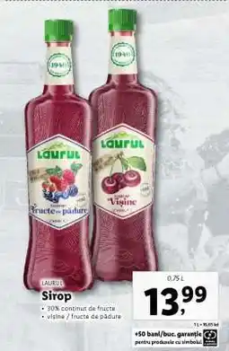 Lidl Sirop Ofertă
