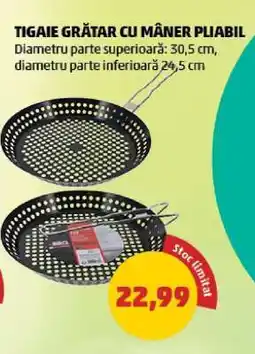 Penny Tigaie grătar cu mâner pliabil Ofertă