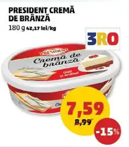 Penny PRESIDENT Cremă de brânză Ofertă