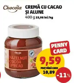 Penny CREMĂ CU CACAO ȘI ALUNE Ofertă