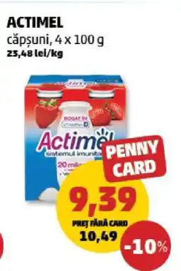 Penny ACTIMEL CĂPȘUNI Ofertă