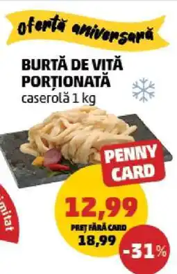 Penny Burtă de vită porționată Ofertă