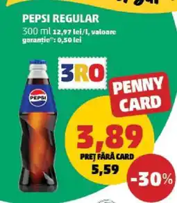 Penny PEPSI REGULAR Ofertă