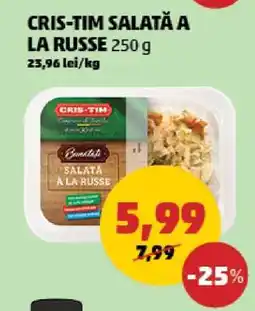 Penny CRIS-TIM SALATĂ A LA RUSSE 250 g Ofertă