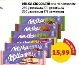 Penny MILKA CIOCOLATĂ Ofertă