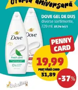Penny DOVE Gel de duș Ofertă
