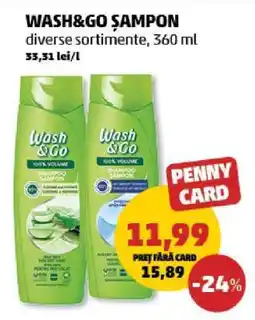 Penny WASH&GO Şampon Ofertă