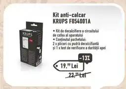 Carrefour Kit anti-calcar KRUPS F054001A Ofertă