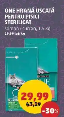 Penny ONE Hrană Uscată pentru Pisici Sterilicat Ofertă
