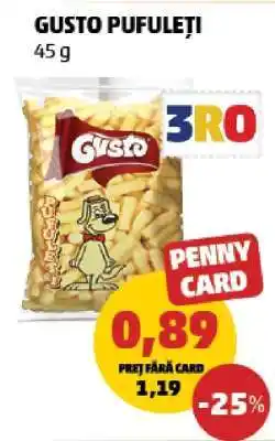 Penny GUSTO PUFULEȚI Ofertă