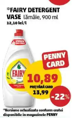 Penny FAIRY DETERGENT VASE Lămâie Ofertă