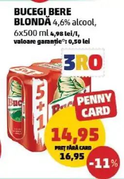Penny BUCEGI Bere blondă Ofertă