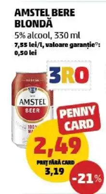 Penny AMSTEL Bere blondă Ofertă