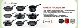 Carrefour Vase de gătit TEFAL Simply Clean Ofertă
