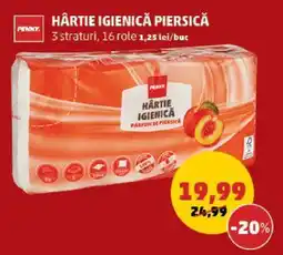 Penny Hârtie igienică piersică Ofertă