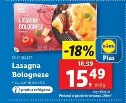 Lidl Lasagna Bolognese Ofertă