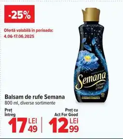 Carrefour Balsam de rufe Semana Ofertă