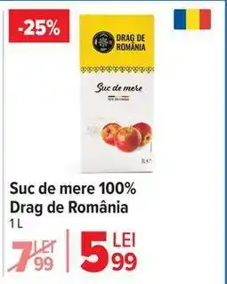 Carrefour Suc de mere 100% Drag de România Ofertă