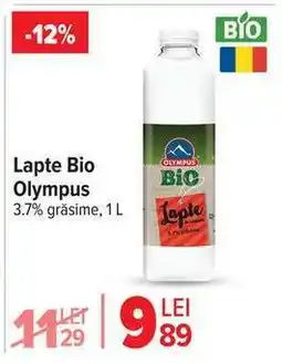 Carrefour Lapte Bio Olympus Ofertă