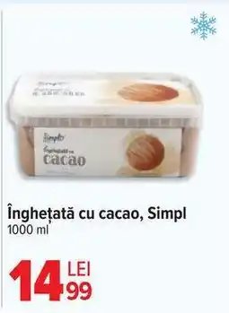 Carrefour Înghețată cu cacao, Simpl Ofertă