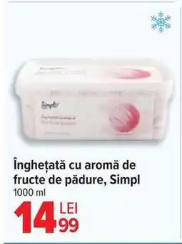 Carrefour Înghețată cu aromă de fructe de pădure, Simpl Ofertă