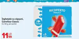 Carrefour Înghețată cu căpșuni, Carrefour Classic Ofertă