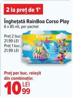 Carrefour Înghețată RainBoa Corso Play Ofertă