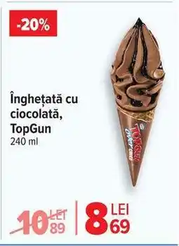 Carrefour Înghețată cu ciocolată, TopGun Ofertă