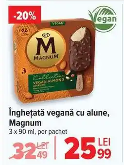 Carrefour Înghețată vegană cu alune, Magnum Ofertă