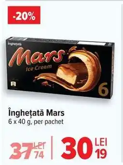 Carrefour Înghețată Mars Ofertă