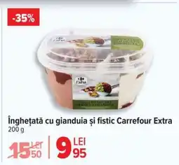 Carrefour Înghețată cu gianduia și fistic Carrefour Extra Ofertă
