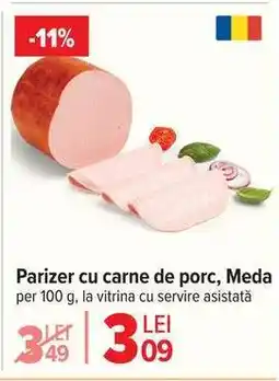 Carrefour Parizer cu carne de porc Meda Ofertă