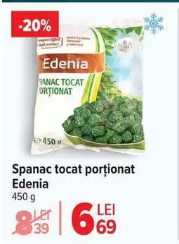 Carrefour Spanac tocat porționat Edenia Ofertă