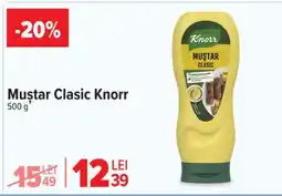 Carrefour Muștar Clasic Knorr Ofertă