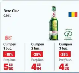 Carrefour Bere Ciuc Ofertă