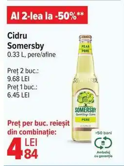 Carrefour Cidru Somersby Ofertă